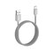 Emerald Grey 6FT USB Type C Braided Fast Charging Cable EE-AC6-GRY - alternate 2